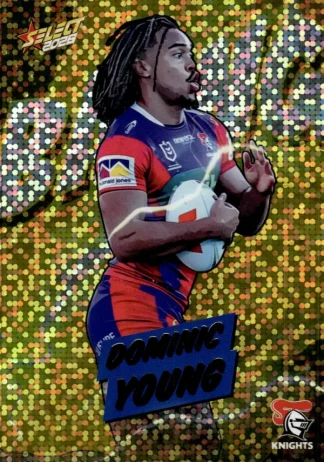 2026 NRL League Heroes Bang Gold - BG45 Dominic Young Newcastle Knights