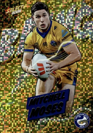 2026 NRL League Heroes Bang Gold - BG52 Mitchell Moses Parramatta Eels
