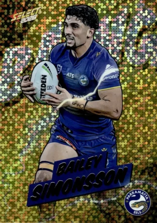 2026 NRL League Heroes Bang Gold - BG55 Bailey Simonsson Parramatta Eels