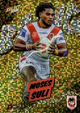2026 NRL League Heroes Bang Gold - BG70 Moses Suli St George Dragons