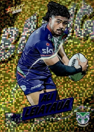 2026 NRL League Heroes Bang Gold - BG77 Ali Leiataua Warriors