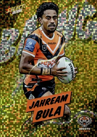 2026 NRL League Heroes Bang Gold - BG81 Jahream Bula Wests Tigers