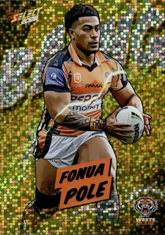 2026 NRL League Heroes Bang Gold - BG84 Fonua Pole Wests Tigers