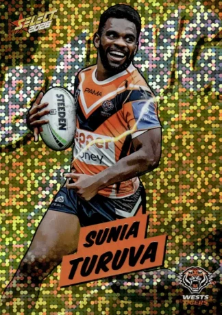 2026 NRL League Heroes Bang Gold - BG85 Sunia Turuva Wests Tigers
