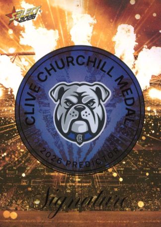 2026 NRL League Heroes Clive Churchill Predictor Gold - CPG03 Canterbury Bulldogs