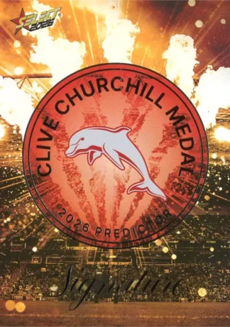 2026 NRL League Heroes Clive Churchill Predictor Gold - CPG05 Dolphins