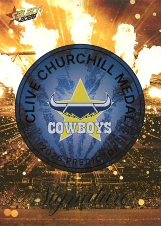 2026 NRL League Heroes Clive Churchill Predictor Gold - CPG10 North QLD Cowboys