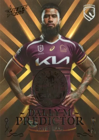 2026 NRL League Heroes Dally M Predictor Gold - DPG01 Payne Haas Brisbane Broncos