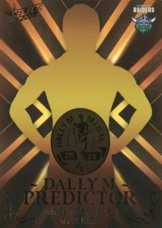 2026 NRL League Heroes Dally M Predictor Gold - DPG10 Canberra Raiders Wildcard