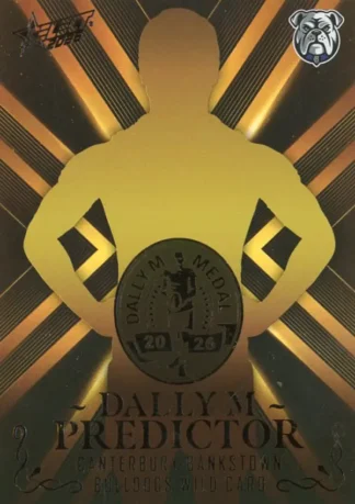 2026 NRL League Heroes Dally M Predictor Gold - DPG15 Canterbury Bulldogs Wildcard