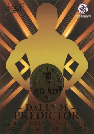 2026 NRL League Heroes Dally M Predictor Gold - DPG35 Manly Sea Eagles Wildcard