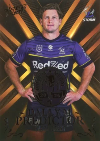 2026 NRL League Heroes Dally M Predictor Gold - DPG36 Harry Grant Melbourne Storm
