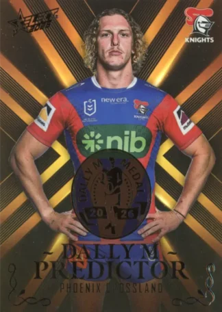 2026 NRL League Heroes Dally M Predictor Gold - DPG43 Phoenix Crossland Newcastle Knights