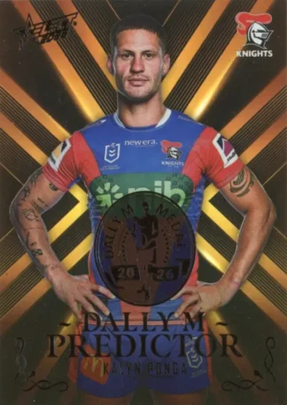 2026 NRL League Heroes Dally M Predictor Gold - DPG44 Kalyn Ponga Newcastle Knights