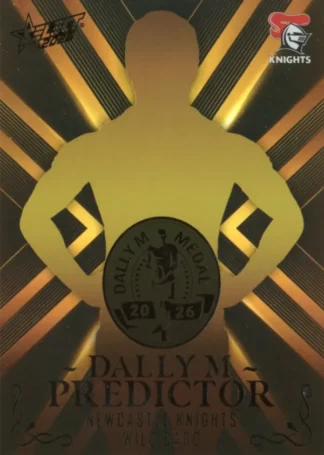 2026 NRL League Heroes Dally M Predictor Gold - DPG45 Newcastle Knights Wildcard