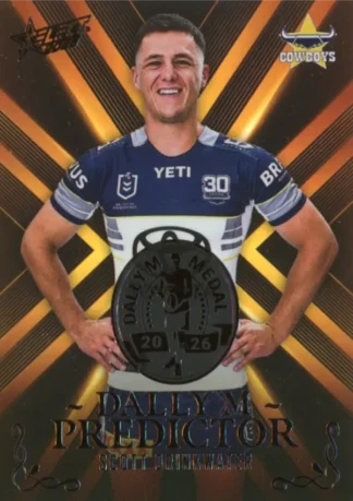 2026 NRL League Heroes Dally M Predictor Gold - DPG48 Scott Drinkwater North QLD Cowboys