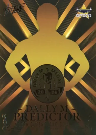 2026 NRL League Heroes Dally M Predictor Gold - DPG50 North QLD Cowboys Wildcard