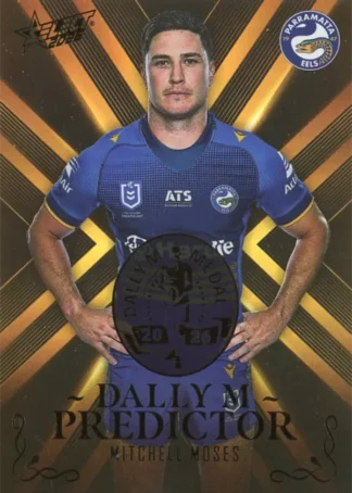 2026 NRL League Heroes Dally M Predictor Gold - DPG54 Mitchell Moses Parramatta Eels