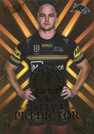 2026 NRL League Heroes Dally M Predictor Gold - DPG57 Dylan Edwards Penrith Panthers