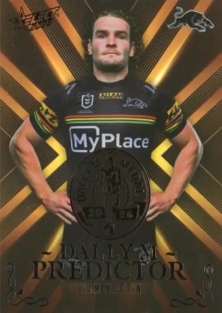 2026 NRL League Heroes Dally M Predictor Gold - DPG58 Liam Martin Penrith Panthers
