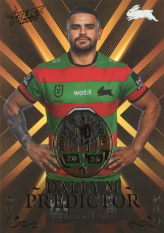 2026 NRL League Heroes Dally M Predictor Gold - DPG61 Latrell Mitchell South Sydney Rabbitohs