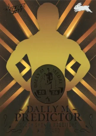 2026 NRL League Heroes Dally M Predictor Gold - DPG65 South Sydney Rabbitohs Wildcard