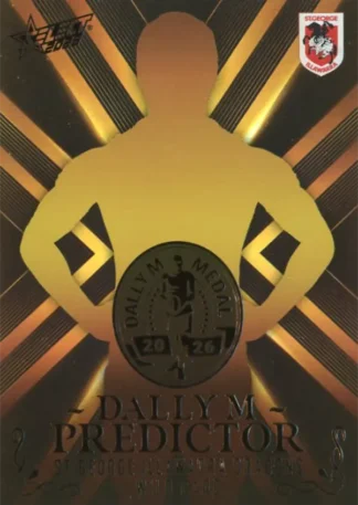 2026 NRL League Heroes Dally M Predictor Gold - DPG70 St George Dragons Wildcard