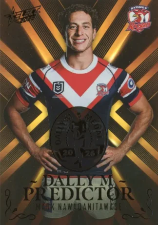 2026 NRL League Heroes Dally M Predictor Gold - DPG71 Mark Nawaqanitawase Sydney Roosters