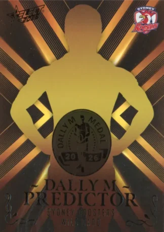 2026 NRL League Heroes Dally M Predictor Gold - DPG75 Sydney Roosters Wildcard