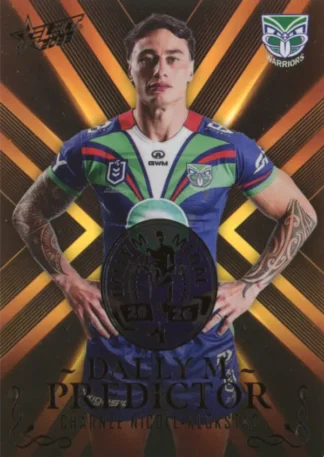 2026 NRL League Heroes Dally M Predictor Gold - DPG78 Charnze Nicoll-Klokstad Warriors