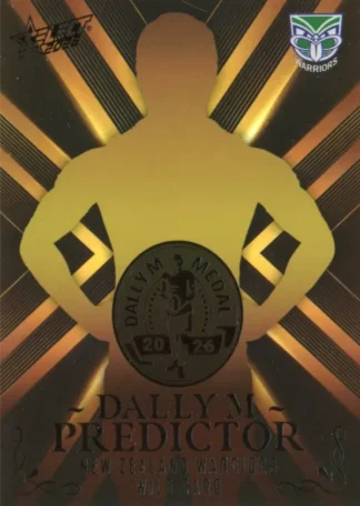 2026 NRL League Heroes Dally M Predictor Gold - DPG80 New Zealand Warriors Wildcard