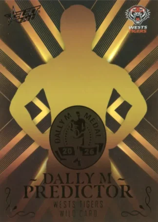 2026 NRL League Heroes Dally M Predictor Gold - DPG85 Wests Tigers Wildcard