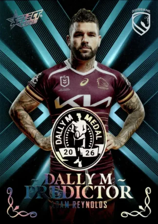 2026 NRL League Heroes Dally M Predictor Platinum - DPP01 Adam Reynolds Brisbane Broncos