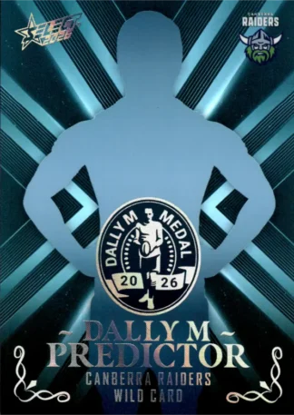 2026 NRL League Heroes Dally M Predictor Platinum - DPP06 Wild Card Canberra Raiders