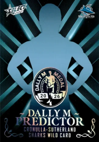 2026 NRL League Heroes Dally M Predictor Platinum - DPP12 Wild Card Cronulla Sharks