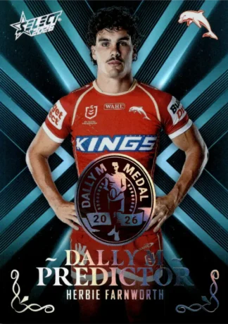 2026 NRL League Heroes Dally M Predictor Platinum - DPP13 Herbie Farnworth Dolphins