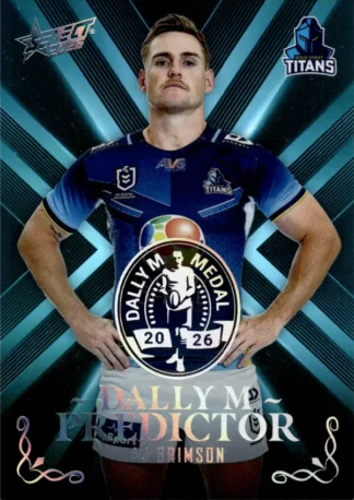 2026 NRL League Heroes Dally M Predictor Platinum - DPP16 AJ Brimson Gold Coast Titans