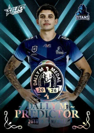 2026 NRL League Heroes Dally M Predictor Platinum - DPP17 Jayden Campbell Gold Coast Titans