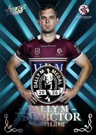 2026 NRL League Heroes Dally M Predictor Platinum - DPP20 Tom Trbojevic Manly Sea Eagles