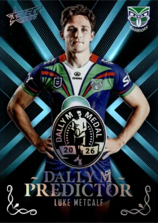 2026 NRL League Heroes Dally M Predictor Platinum - DPP46 Luke Metcalf Warriors