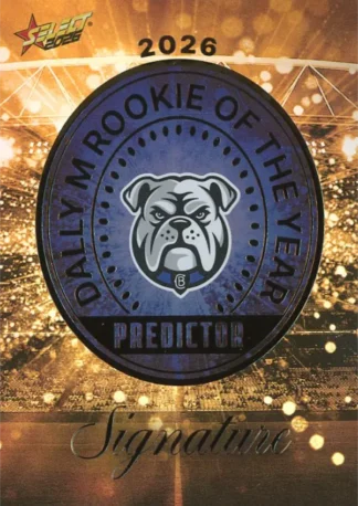 2026 NRL League Heroes Dally M Rookie Predictor Gold - RPG03 Canterbury Bulldogs