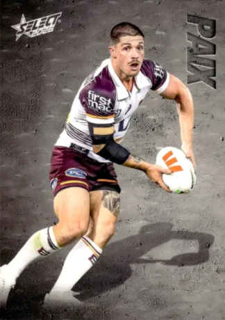 2026 NRL League Heroes Etched - E004 Cory Paix Brisbane Broncos