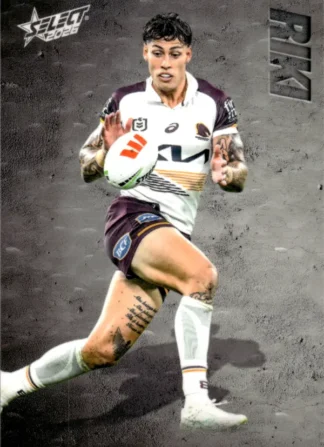 2026 NRL League Heroes Etched - E006 Jordan Riki Brisbane Broncos