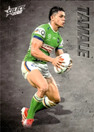 2026 NRL League Heroes Etched - E014 Savelio Tamale Canberra Raiders