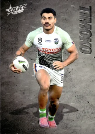 2026 NRL League Heroes Etched - E016 Matthew Timoko Canberra Raiders