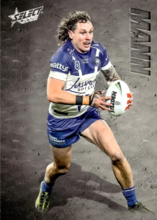 2026 NRL League Heroes Etched - E023 Kurt Mann Canterbury Bulldogs