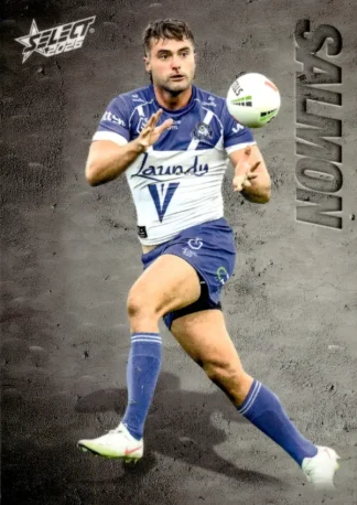 2026 NRL League Heroes Etched - E025 Jaeman Salmon Canterbury Bulldogs