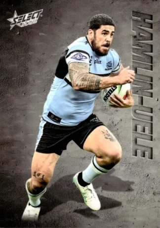2026 NRL League Heroes Etched - E030 Braden Hamlin-Uele Cronulla Sharks