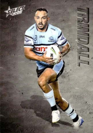2026 NRL League Heroes Etched - E035 Braydon Trindall Cronulla Sharks