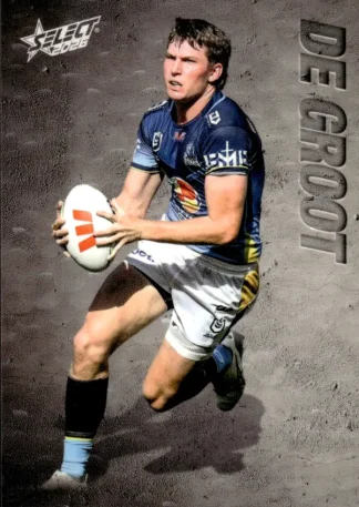 2026 NRL League Heroes Etched - E049 Jaylan De Groot Gold Coast Titans
